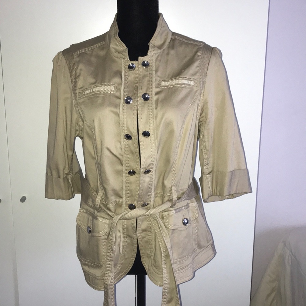 Cream jacket Whbm Size 12